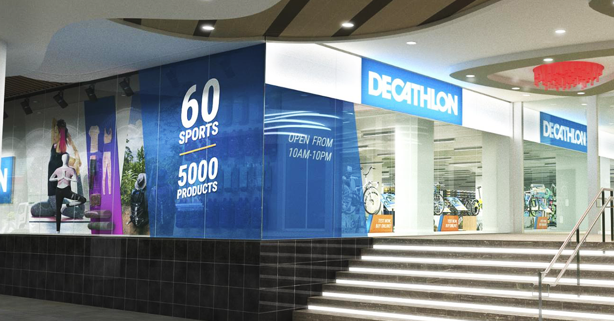  Decathlon Orchard’s newest outlet at The Centrepoint spans across 2 levels.