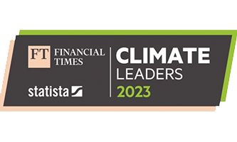 Named one of the Asia-Pacific Climate Leaders by Financial Times & Statista