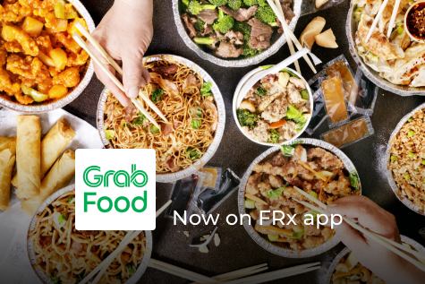 Grabfood on FRx app