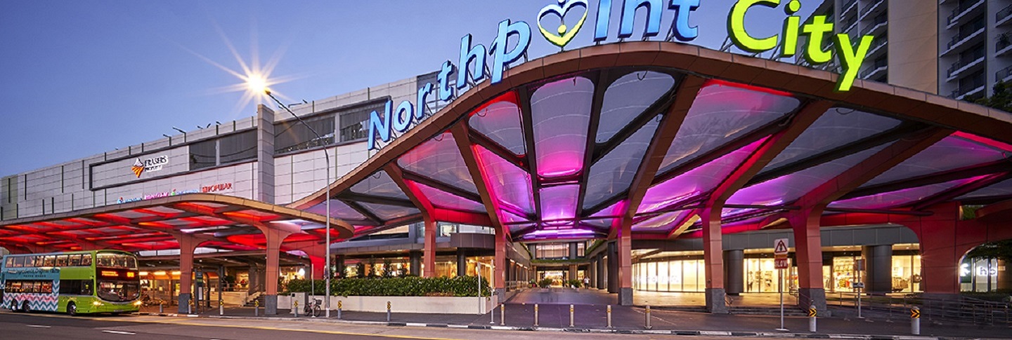 Northpoint City, the largest shopping mall in the north of Singapore