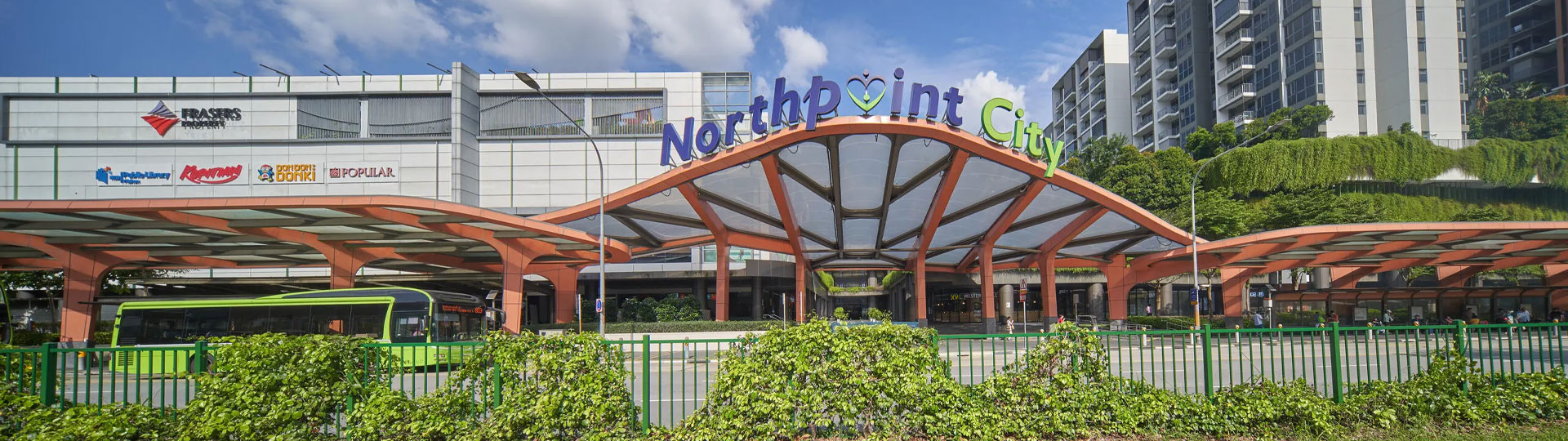 Northpoint City, the largest shopping mall in the north of Singapore