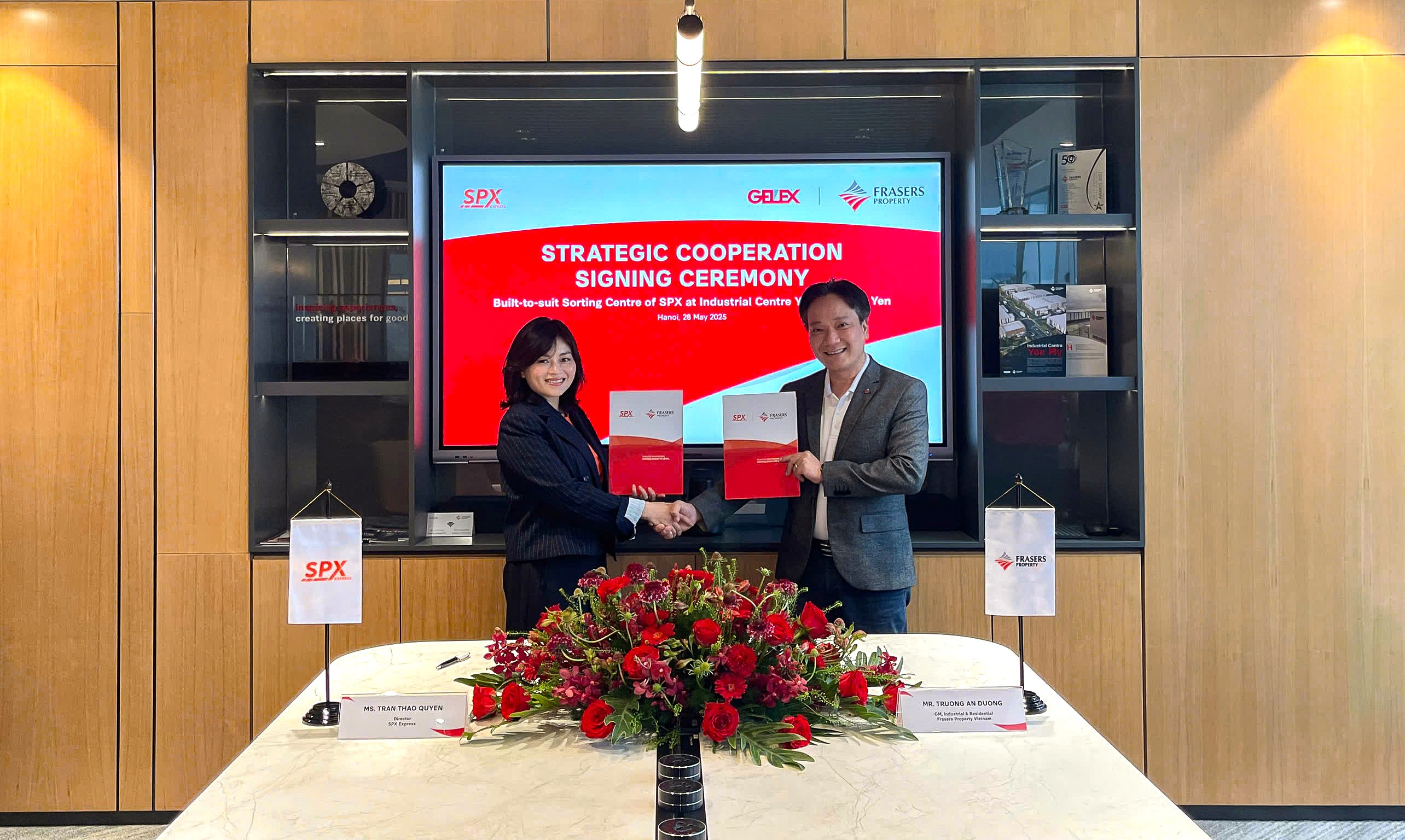 SPX Express and Frasers Property Vietnam sign collaboration agreement on SPX's largest automated sorting centre in Southeast Asia